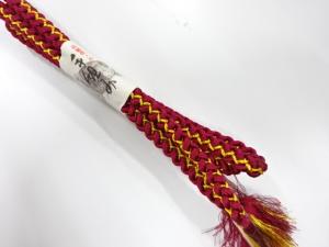 未使用品　正絹　手組帯締め